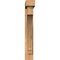 Ekena Millwork Imperial Block Smooth Bracket w/ Offset Brace, Western Red Cedar, 5 1/2"W x 26"D x 38"H BKT0604X26X38IMP05SWR - alternate 3